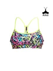 Funkita Messed Up Kadın Tek Üst Bra / Sporcu Sütyeni