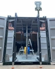 GYMHOLIX® FastBox Cube 4 Kapılı Taşınabilir Fitness İstasyonu | Mobil Konteyner Gym