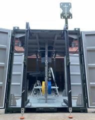 GYMHOLIX® FastBox Cube 4 Kapılı Taşınabilir Fitness İstasyonu | Mobil Konteyner Gym