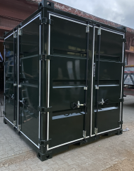 GYMHOLIX® FastBox Cube 4 Kapılı Taşınabilir Fitness İstasyonu | Mobil Konteyner Gym