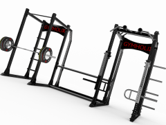 GYMHOLIX® Kafes 2 Pro Serisi – Profesyonel 80x80 Power Cage Rack Sistemi