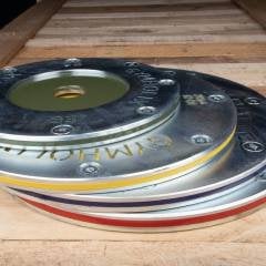 GYMHOLIX® Powerlifting Disc Plate V.2 – Metal Flanşlı Ağırlık Plakası (FGX2010)