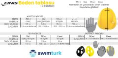 Finis Instinct Yüzme Paleti, Antrenman El Paleti, Siyah Renk
