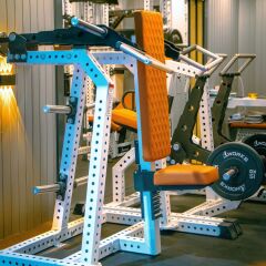 XWORKS FWX Shoulder Press – Serbest Ağırlık Omuz Makinesi (FWX0012) PARLAK ALÜMİNYUM (RAL830)