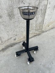 GYMHOLIX® Magnezyum (Chalk) Kullanım İstasyonu – Tekerlekli Profesyonel Chalk Stand