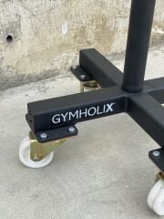 GYMHOLIX® Magnezyum (Chalk) Kullanım İstasyonu – Tekerlekli Profesyonel Chalk Stand