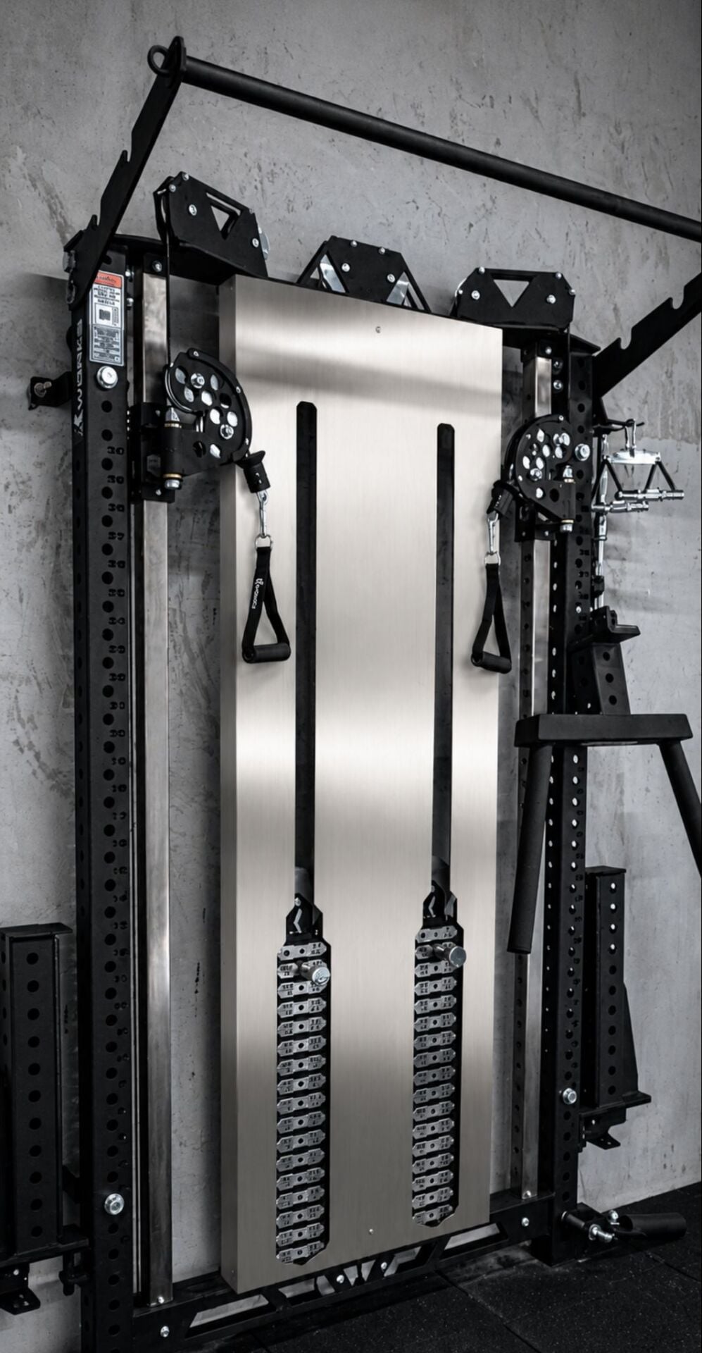 XWORKS Dual Adjustable Pulley Slim - Duvara Monte DAP (PLX0316) Slim Strength W (Duvar Tipi) PASLANMAZ