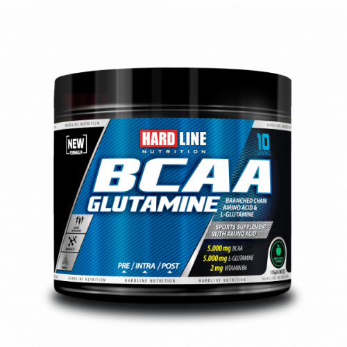 Hardline Nutrition Bcaa Glutamine 115 Gr - Yeşil Elma