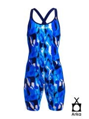 Funkita Fast Legs Chaz Michael Kadın Yarış Mayo (Giriş Seviyesi)