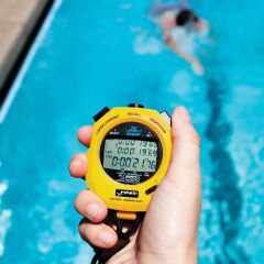 Finis 3X300m Kronometre, 300 Bölünmüş Hafızalı Sarı Kronometre