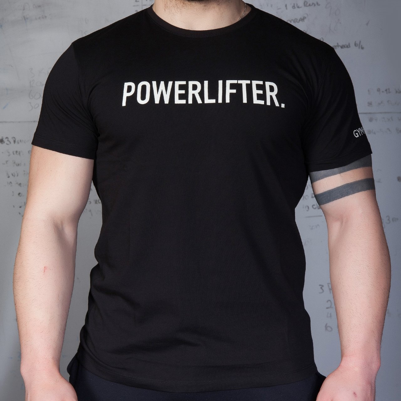 GYMHOLIX® Powerlifter Tişört – Unisex Antrenman ve Günlük Spor T-Shirt