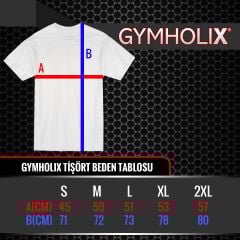 GYMHOLIX® Powerlifter Tişört – Unisex Antrenman ve Günlük Spor T-Shirt