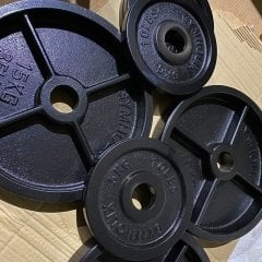 GYMHOLIX® Retro Disc Plate – Metal Flanşlı Ağırlık Plakası (GFWX3010)