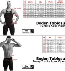 Funky Trunks Apex Viper Jammers Pressure Point Erkek Yarış Mayosu- Yarı Karbon