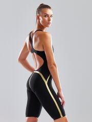 Funkita Apex Predator X Freeback Still Black Kadın Yarış Mayosu--HydroKarbon