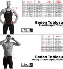 Funky Trunks Apex Predator X Still Black Erkek Yarış Mayosu-HydroKarbon