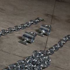 GYMHOLIX® Vidalı Ağır Yük Kelepçesi V2 | Zincir ve Bant Uyumlu Bar Kelepçesi