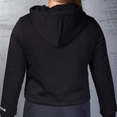 GYMHOLIX® Coffee & Deadlift Sweatshirt Crop | Fitness Lifestyle Kadın