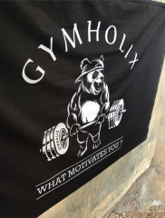 GYMHOLIX® Bayrak – Spor Salonu & Fitness Dekorasyonu