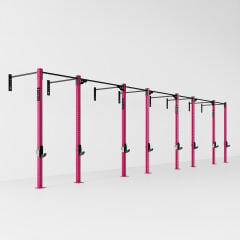 GYMHOLIX® 4 Rack 8 Bacak Duvar Tip İstasyon (Rig) (FGXW008)