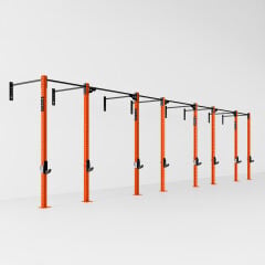 GYMHOLIX® 4 Rack 8 Bacak Duvar Tip İstasyon (Rig) (FGXW008)