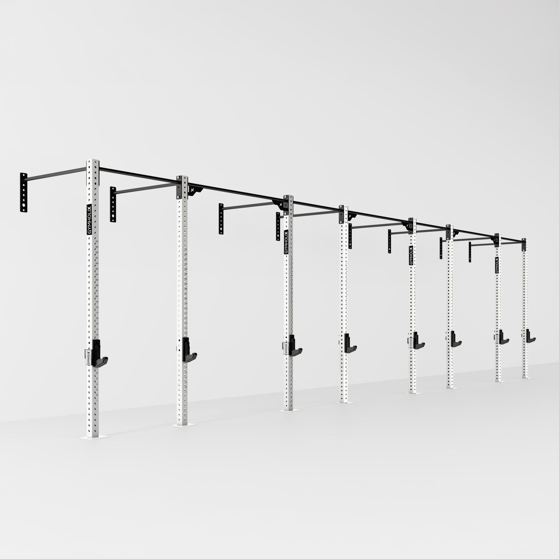 GYMHOLIX® 4 Rack 8 Bacak Duvar Tip İstasyon (Rig) (FGXW008)