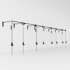 GYMHOLIX® 4 Rack 8 Bacak Duvar Tip İstasyon (Rig) (FGXW008)