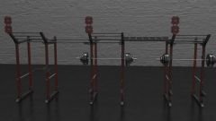 GYMHOLIX® Kafes 3 İstasyon – 6 Rack / 12 Bacak Profesyonel Rig Sistemi