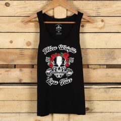 GYMHOLIX® Skull Kadın Siyah – Kadın Atlet (Vest) M/L