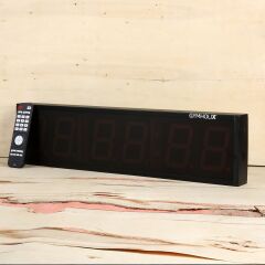 GYMHOLIX® Fonksiyonel Timer 6 Haneli | Uzaktan Kumandalı Gym Zamanlayıcı