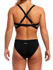Funkita X Fit Texta Mess Kadın Tek Üst Bra / Sporcu Sütyeni, Çift Geniş Askılı Çapraz Sırt
