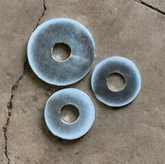 GYMHOLIX® Mikro Metal Galvaniz Plaka | Powerlifting Çelik Ağırlık Plakası (Çift)