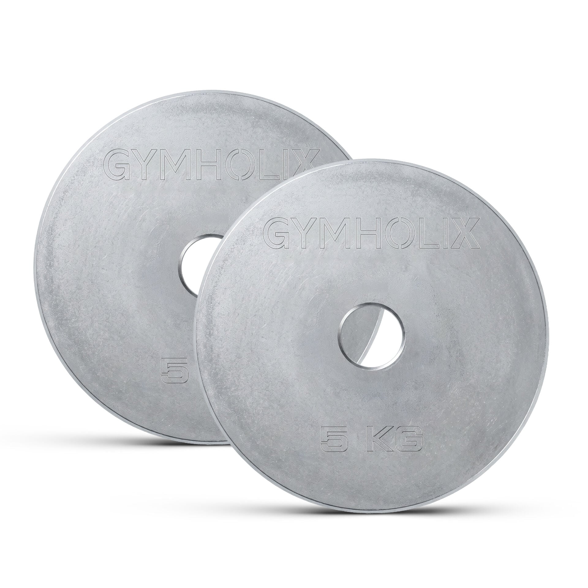 GYMHOLIX® EKO Mikro Metal Galvaniz Plaka | Powerlifting Çelik Ağırlık Plakası (Çift) (FGX7001)