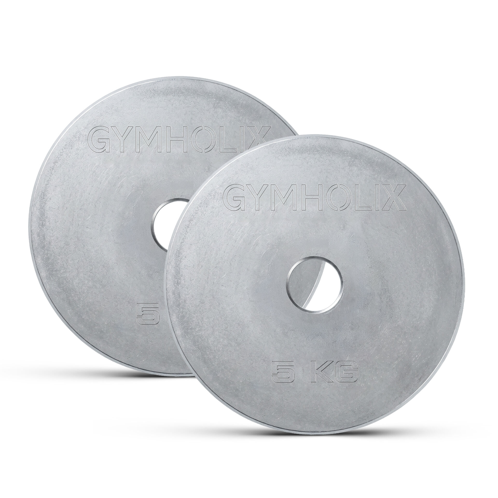 GYMHOLIX® EKO Mikro Metal Galvaniz Plaka | Powerlifting Çelik Ağırlık Plakası (Çift) (FGX7001)