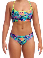 Funkita Leaving Today Kadın Spor Yüzme Üstü – Racerback Sports Top | Tek Üst