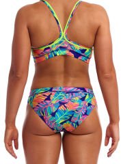 Funkita Leaving Today Kadın Spor Yüzme Üstü – Racerback Sports Top | Tek Üst