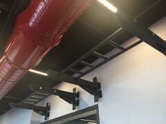 GYMHOLIX® Duvar Tipi Pull-Up Bar – Barfiks Barı (FGA9906)