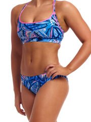 Funkita Soaring Hi  Kadın Spor Yüzme Üstü – Racerback Sports Top | Tek Üst