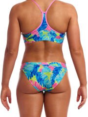 Funkita I’m Leaving Kadın Yüzücü Spor Büstiyer – Ayarlanabilir Pedli Crop Top | Tek Üst