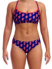 Funkita Flash Kadın Spor Yüzme Üstü – Racerback Sports Top | Tek Üst