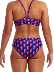 Funkita Flash Kadın Spor Yüzme Üstü – Racerback Sports Top | Tek Üst