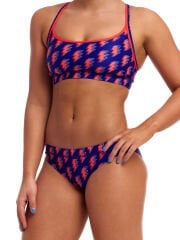Funkita Flash Kadın Spor Yüzme Üstü – Racerback Sports Top | Tek Üst