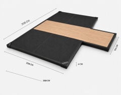 XWORKS Halter Platformu 40MM – Ağırlık Kaldırma Zemin Ünitesi (FWA9200) Kafes İçi T Tİp (Uzun)