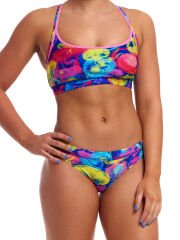 Funkita Sting Stung Kadın Spor Yüzme Üstü – Racerback Sports Top | Tek Üst