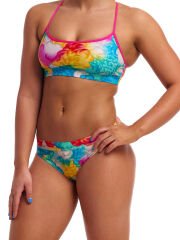 Funkita Cloudy Colours Kadın Yüzücü Spor Büstiyeri – Racerback Crop Top | Tek Üst