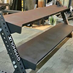 GYMHOLIX® 2 Katlı Dambıl & Kettlebell Rafı – Dumbbell Rack Shelf (FGX0024)