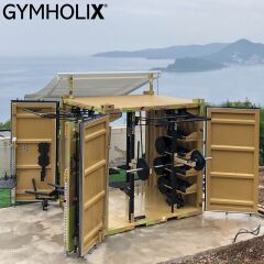 GYMHOLIX® FastBox CubeX | 3 Kapılı Taşınabilir Konteyner Fitness İstasyonu (CGXF050)