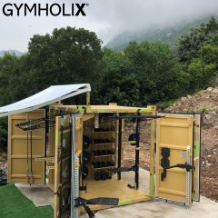 GYMHOLIX® FastBox CubeX | 3 Kapılı Taşınabilir Konteyner Fitness İstasyonu (GCXXF050)