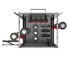GYMHOLIX® FastBox CubeX | 3 Kapılı Taşınabilir Konteyner Fitness İstasyonu (CGXF050)