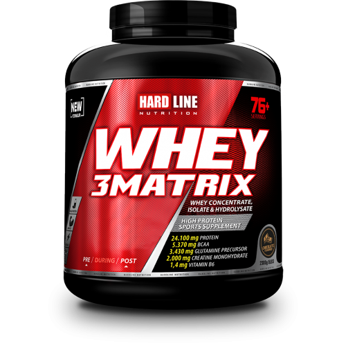 Hardline Whey 3 Matrix 2300 Gr - Çikolata